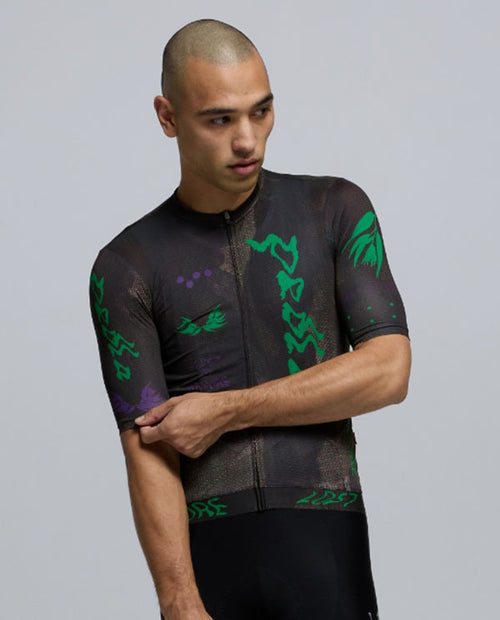 Pedla 車衣Lost In Nature RIDECAMO Training Jersey Acid Black 男款 黑綠