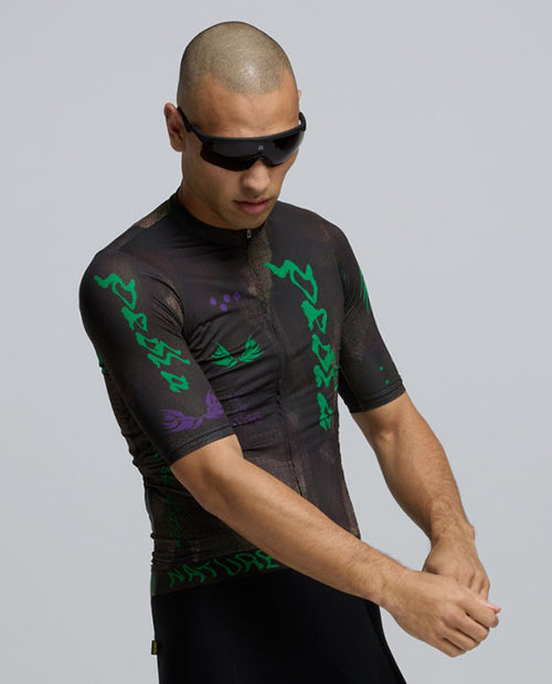 Pedla 車衣Lost In Nature RIDECAMO Training Jersey Acid Black 男款 黑綠