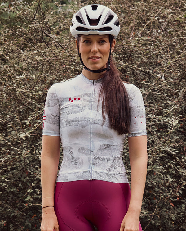 Pedla 車衣NatureCAMO Training Jersey Sketch White 女款 灰白