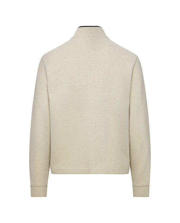 Café du Cycliste 刷毛外套 Domitille Technical Fleece Jacket Ecru 男款 亞麻棕