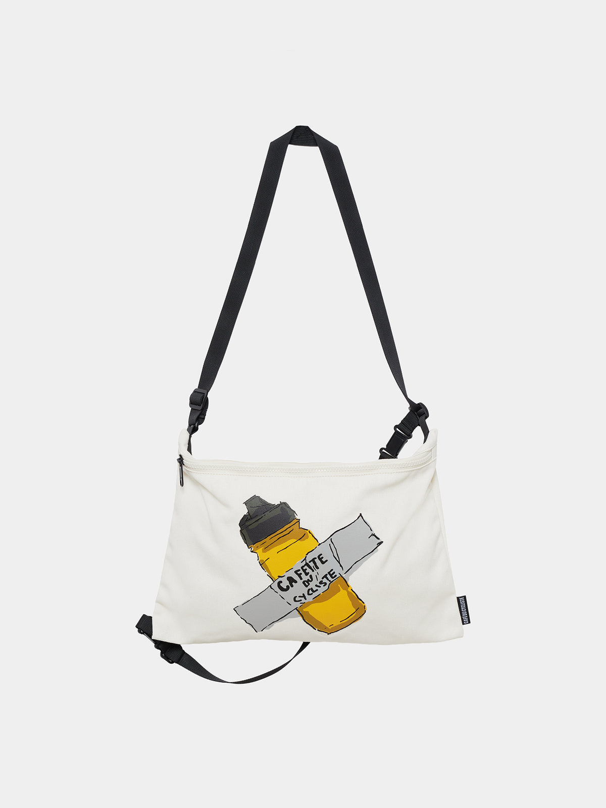 Café du Cycliste 補給袋 Fette Musette 白