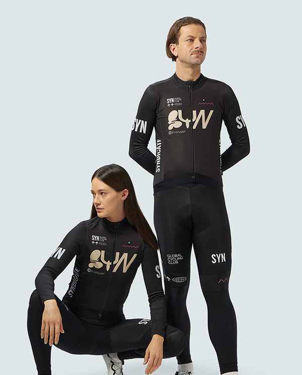 SYN 車衣 Pro Team Shield Jersey Ace 保暖長袖 女款 深灰