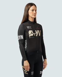 SYN 車衣 Pro Team Shield Jersey Ace 保暖長袖 女款 深灰