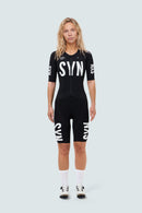 SYN 極輕車衣 Pro Tech Jersey Black 女款 黑底白字