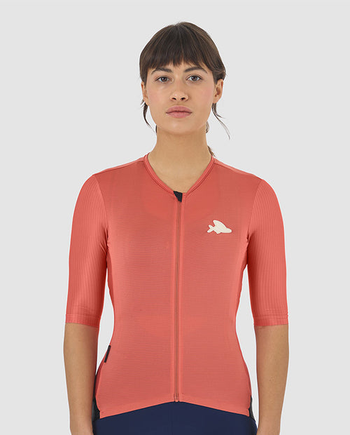 Café du Cycliste 車衣 Olympe Ultralight Jersey Cinder Red 女款 橘