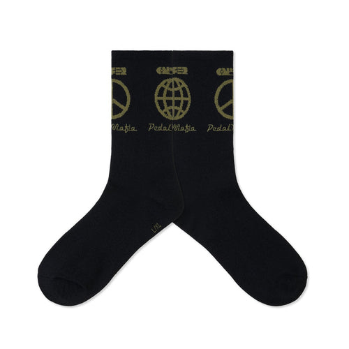 Pedal Mafia 車襪 Socks - Conifer Hope - 黑/綠
