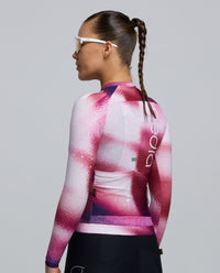Pedla 薄長袖車衣PRO Pursuit LS 2.0 Jersey AirFoils Hot Pink 女款 紅