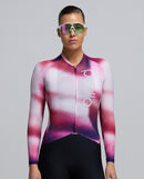 Pedla 薄長袖車衣PRO Pursuit LS 2.0 Jersey AirFoils Hot Pink 女款 紅