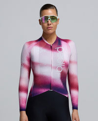 Pedla 薄長袖車衣PRO Pursuit LS 2.0 Jersey AirFoils Hot Pink 女款 紅