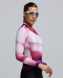 Pedla 薄長袖車衣PRO Pursuit LS 2.0 Jersey AirFoils Hot Pink 女款 紅