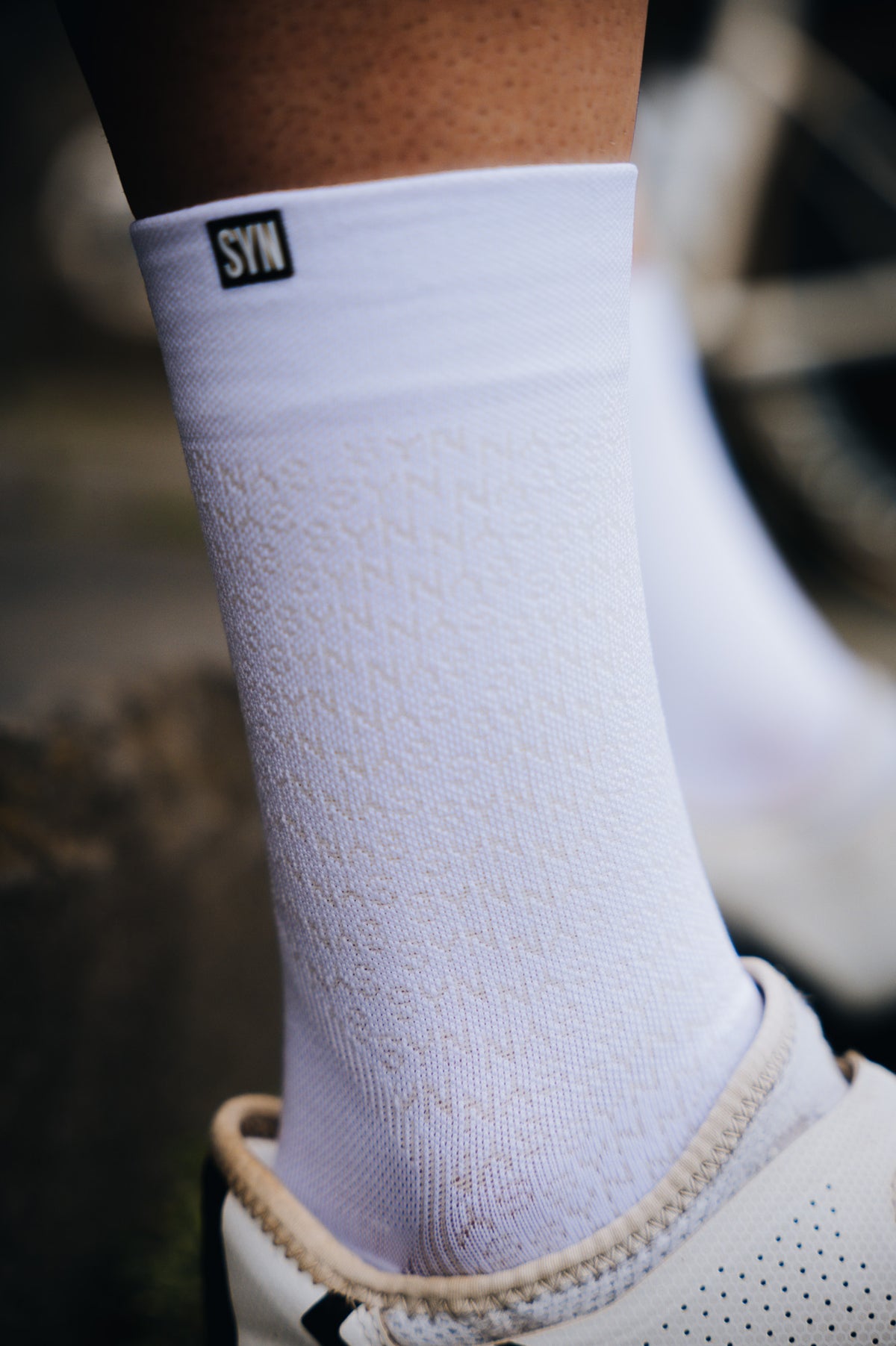 SYN 車襪 Pro Socks Deluxe White 白