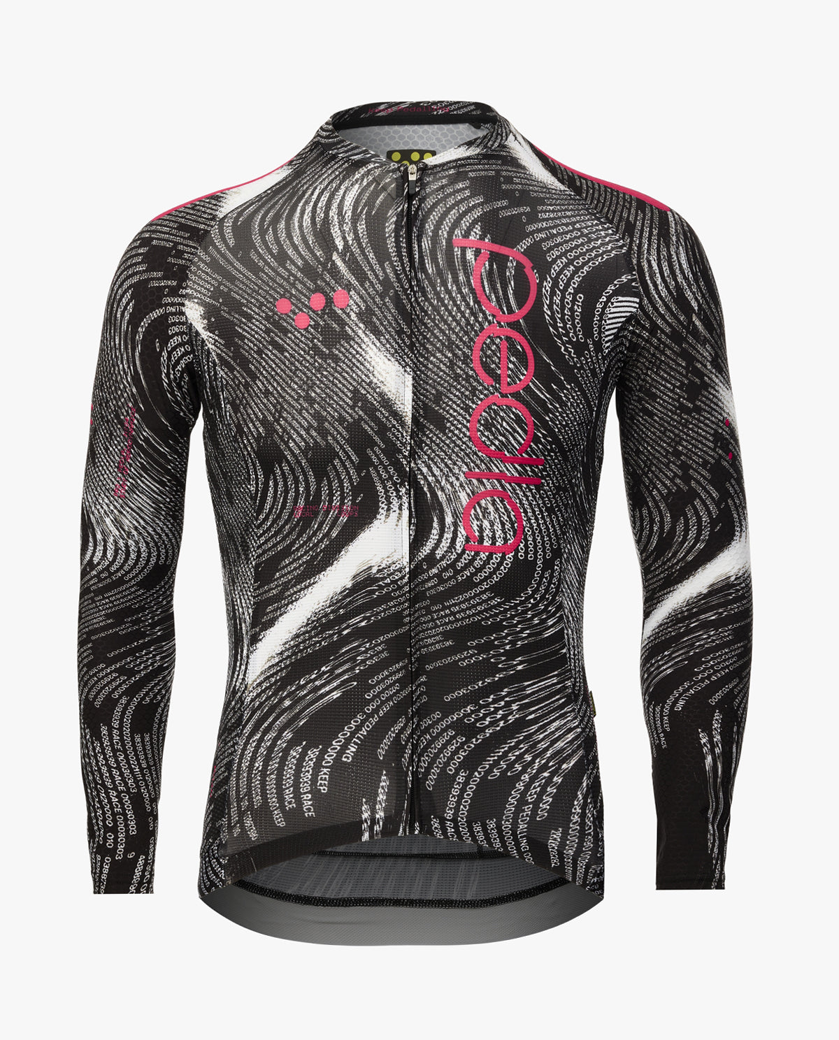 Pedla 薄長袖車衣PRO Pursuit 3.0 LS Jersey Data Black 男款 黑