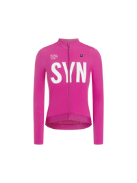 SYN 保暖長袖車衣Pro Thermal LS Jersey 2.0 Pink Haze 女款 桃