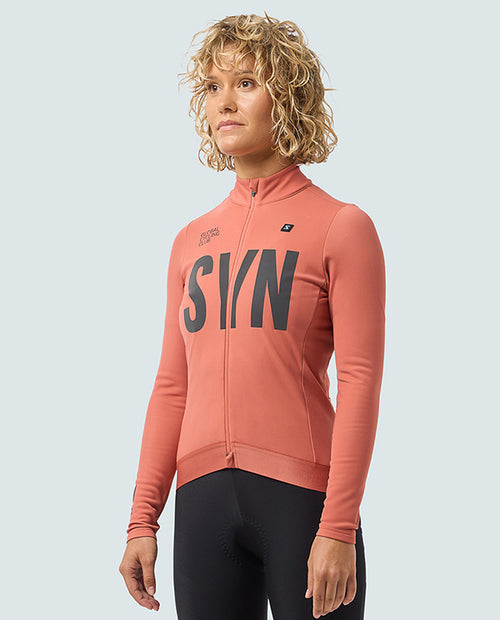 Biehler 車衣 Pro Thermal LS Jersey Terra Reflective 保暖長袖 女款 橘