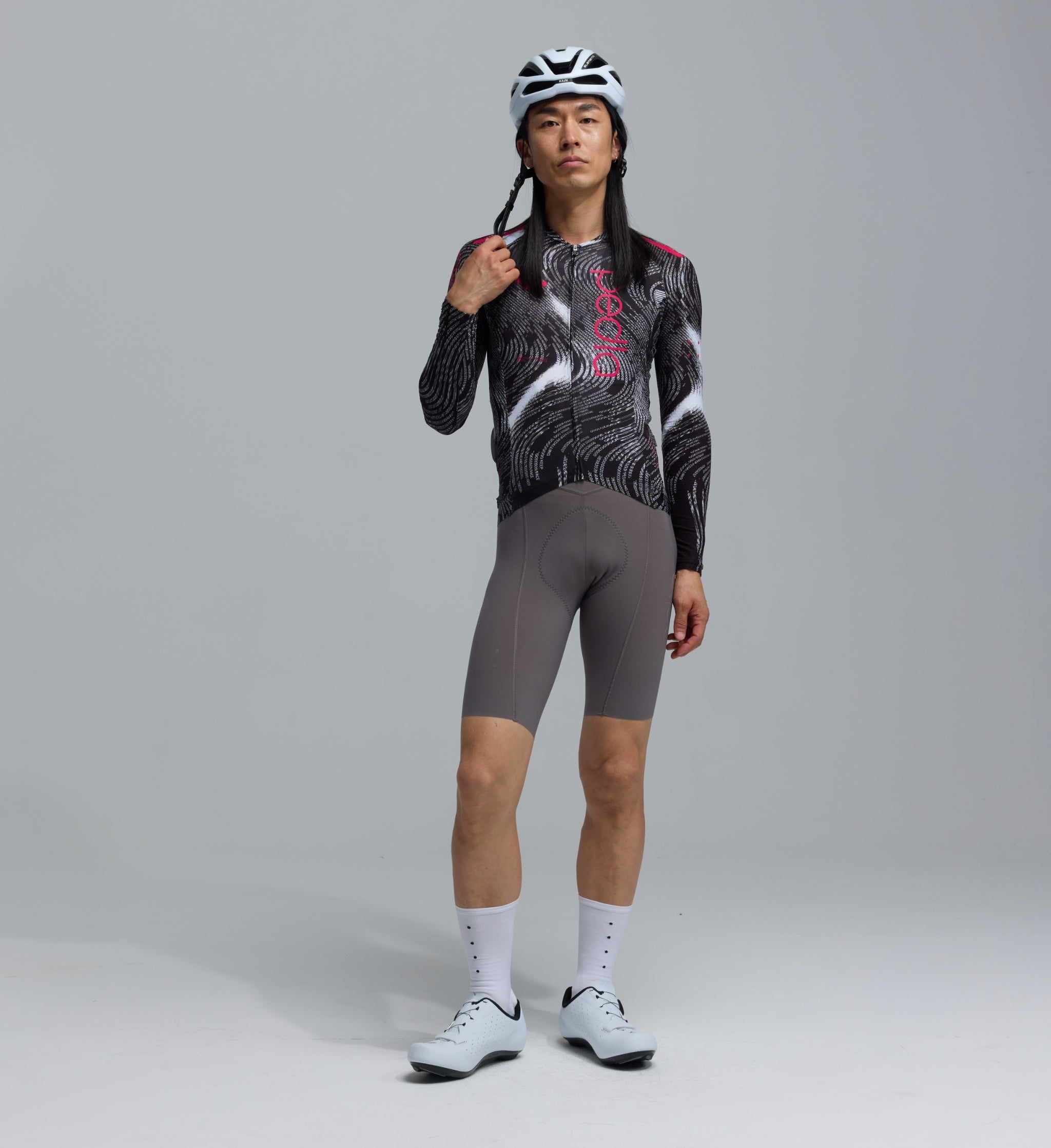 Pedla 薄長袖車衣PRO Pursuit 3.0 LS Jersey Data Black 男款 黑