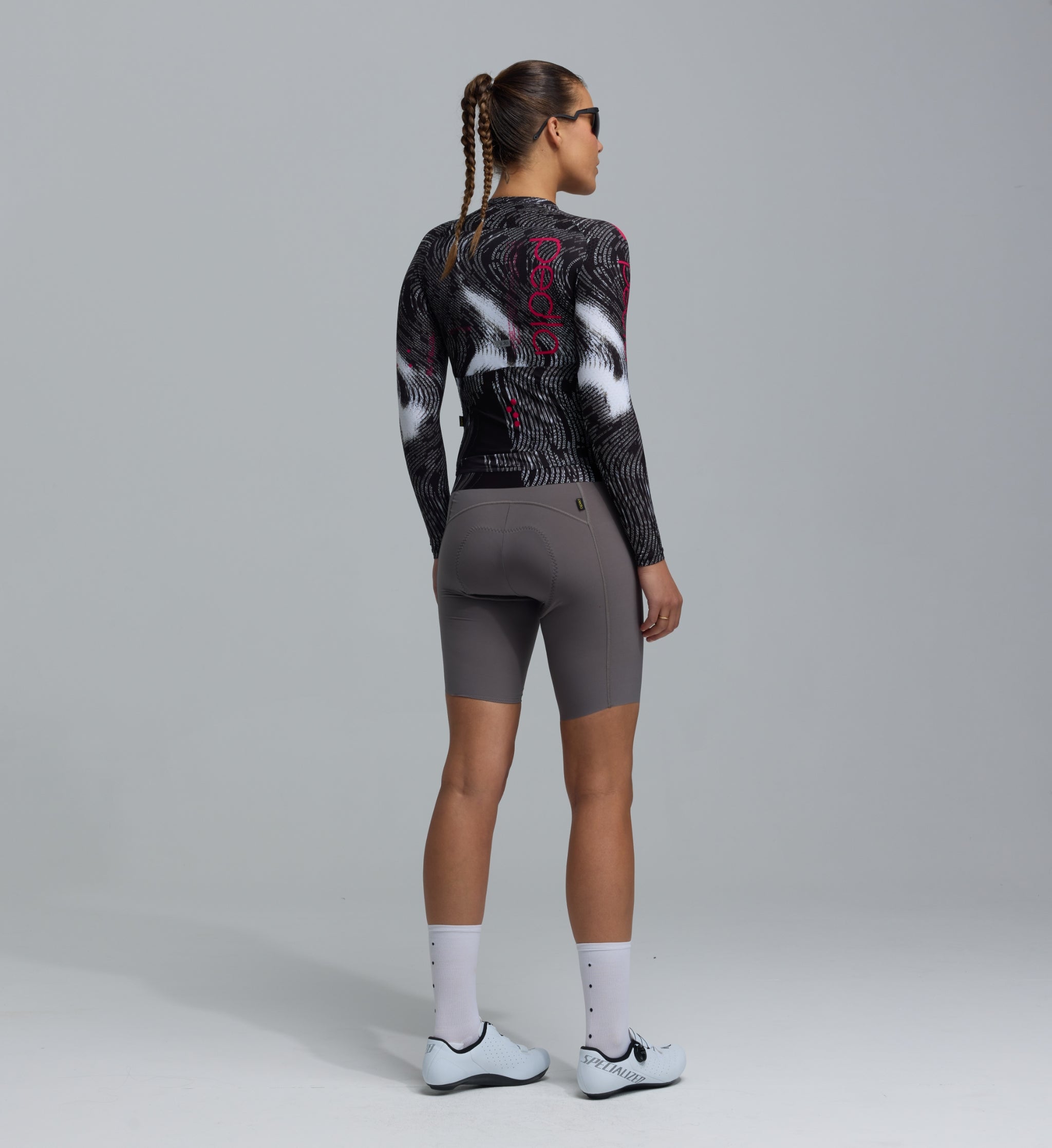 Pedla 薄長袖車衣PRO Pursuit 3.0 LS Jersey Data Black 女款 黑