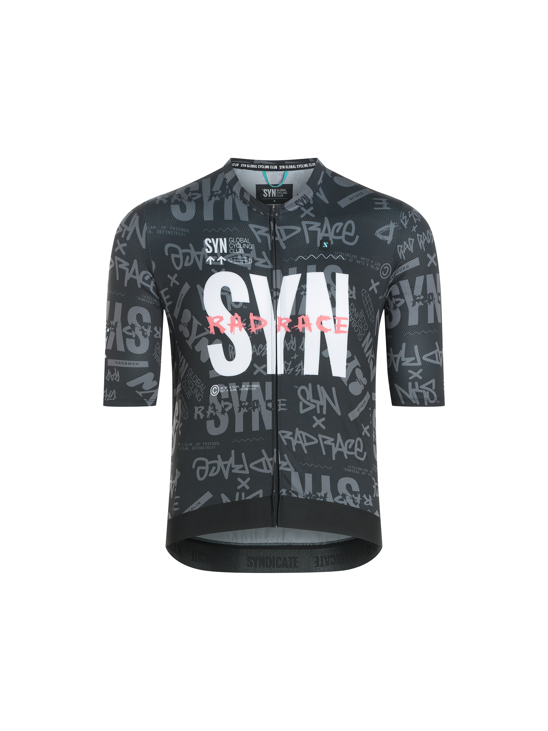 SYN 車衣 Pro Rad Race Jersey Dark 男款 灰黑