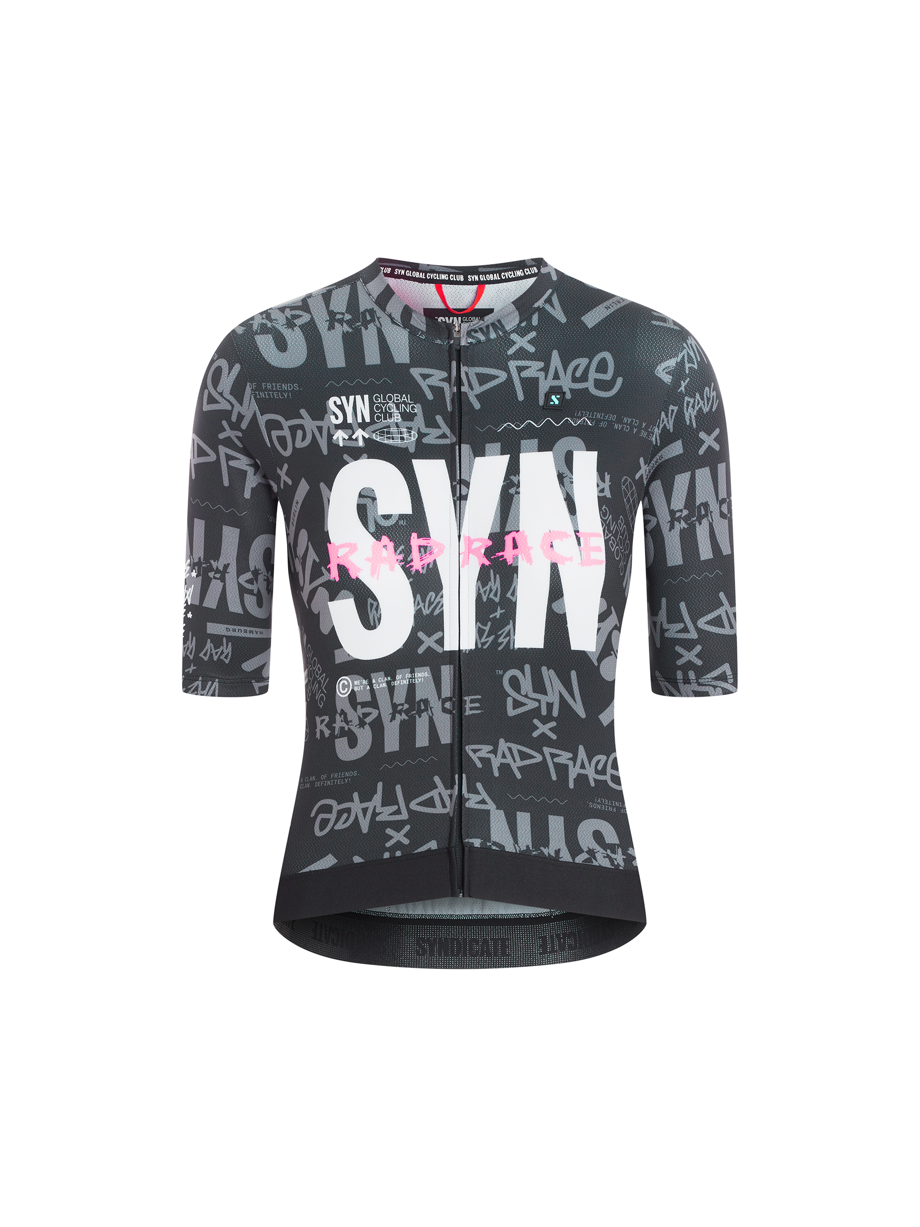 SYN 車衣 Pro Rad Race Jersey Dark 女款 灰黑