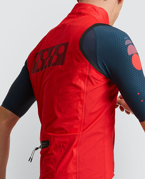 Pedla 防雨背心Pro Deflect Gilet Poppy Red 男款 罌粟紅