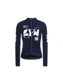 SYN 保暖長袖車衣Pro Team APEX Thermal LS Jersey 2.0 Dark Blue 女款 藍