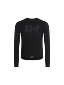 SYN 無拉鍊車衣 Pro Team Gravity Jersey Black 男款 黑