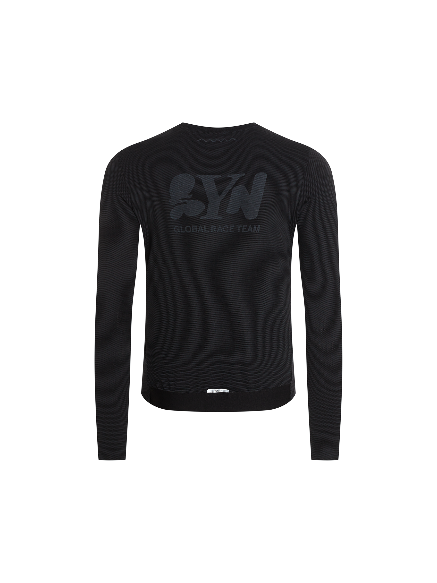 SYN 無拉鍊車衣 Pro Team Gravity Jersey Black 男款 黑