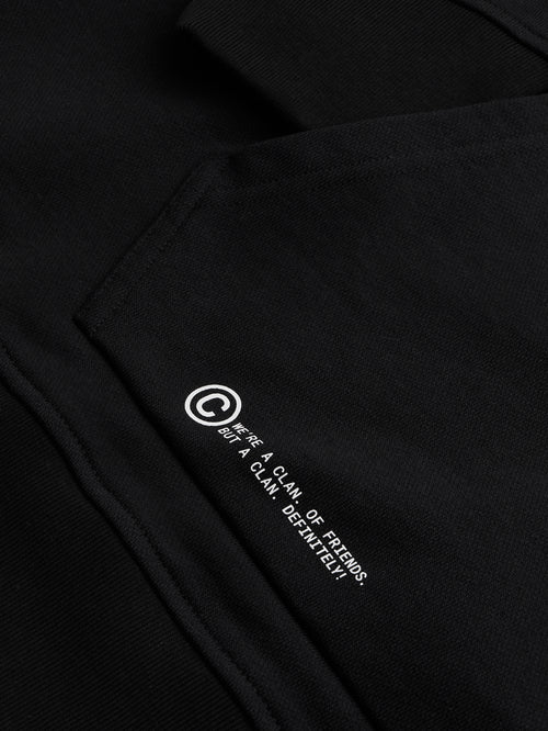 SYN 連帽長T Pro Team Hoodie Black 男女共版 黑