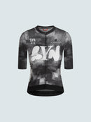 SYN 車衣 Pro Team Jersey Black 女款 塊狀刷灰黑