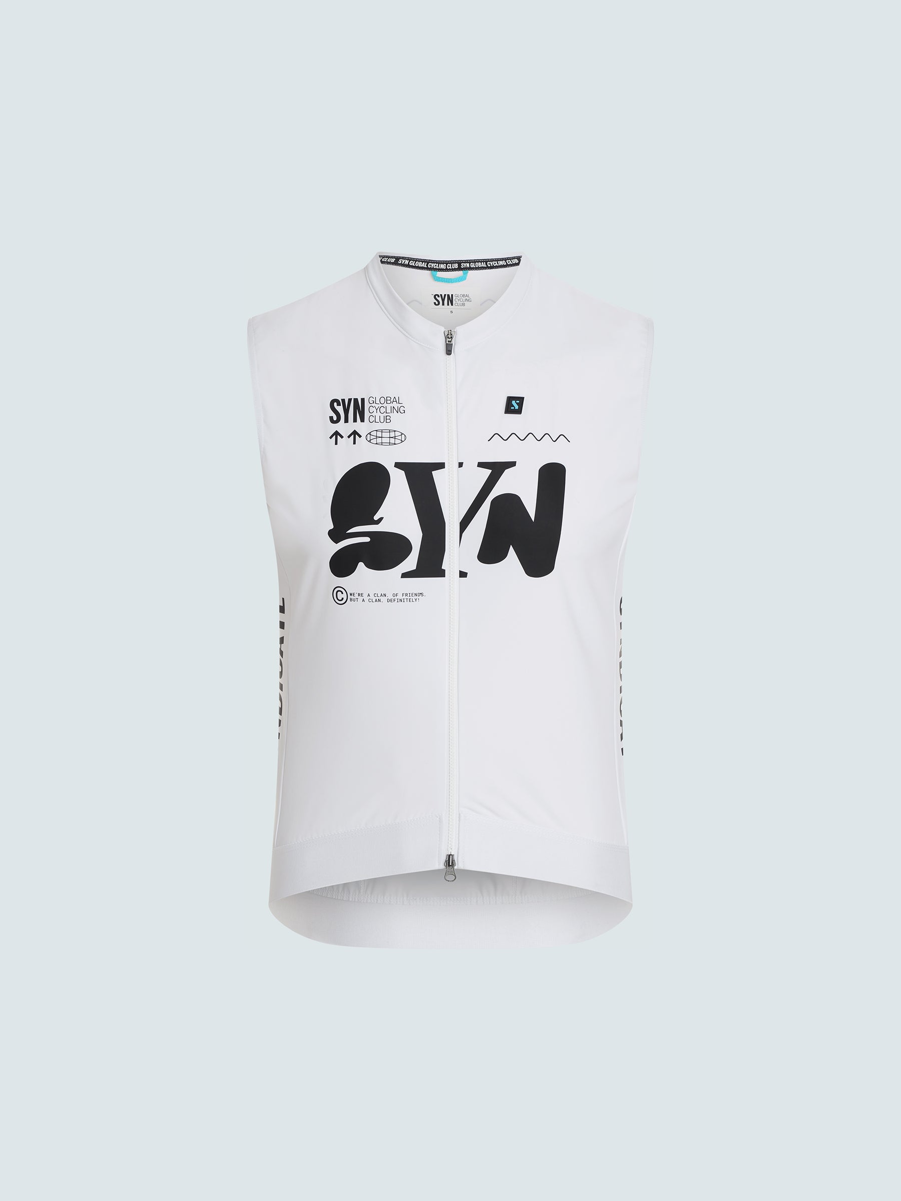 SYN 防潑背心 Pro Team Vest White 男款 白