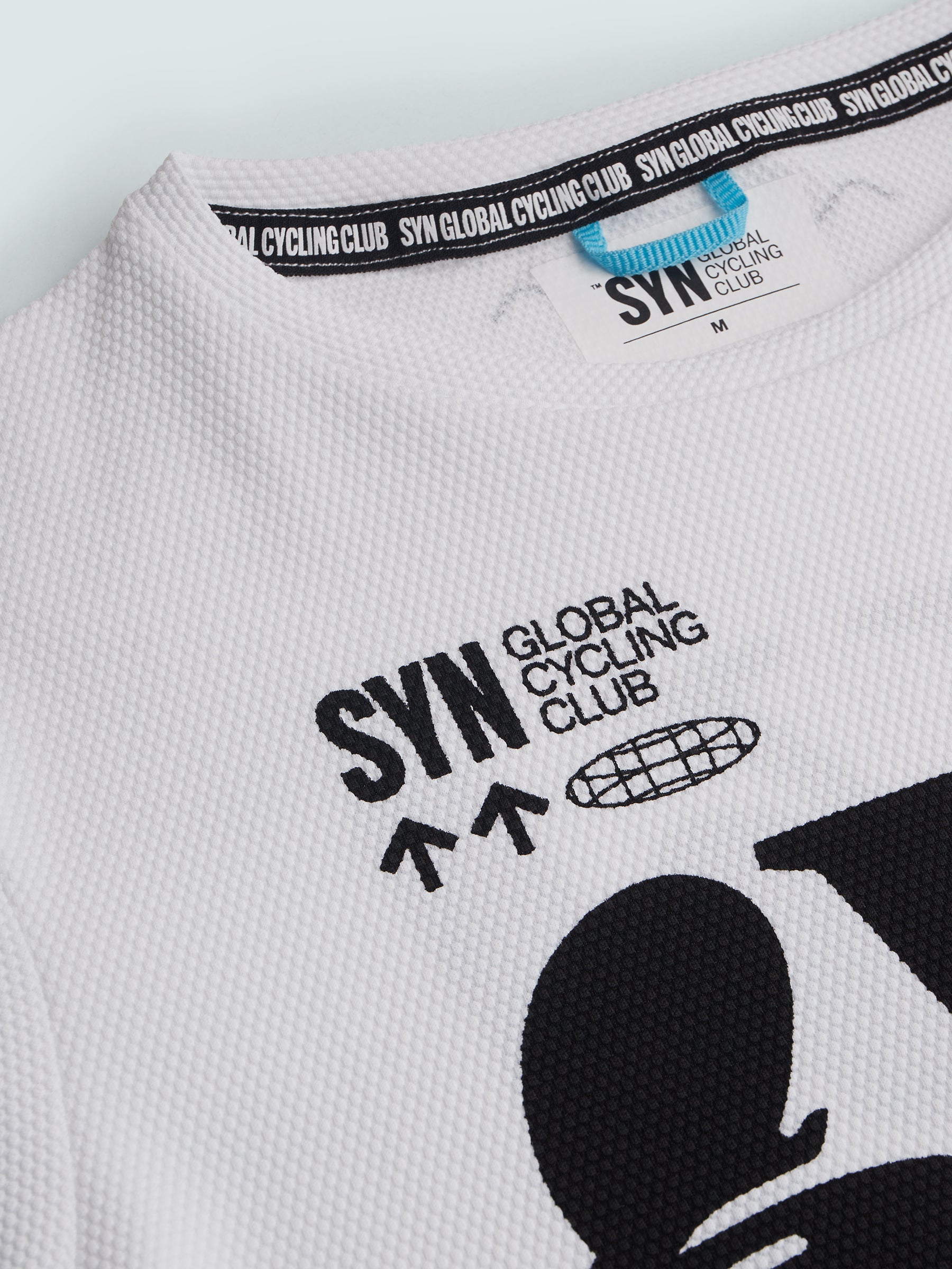 SYN 無拉鍊車衣 Pro Team Zippless Jersey White 男款 白