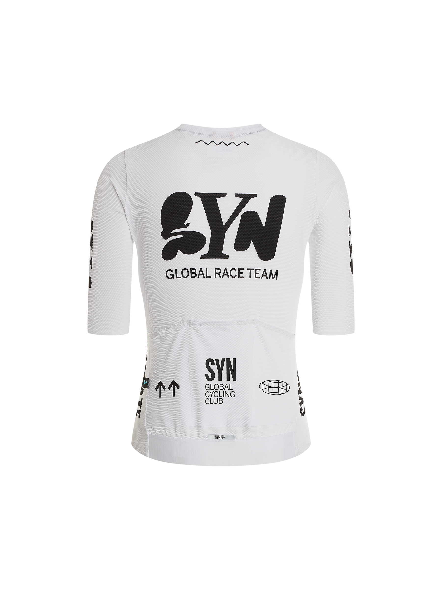 SYN 無拉鍊車衣 Pro Team Zippless Jersey White 女款 白