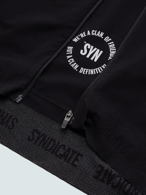SYN 極輕車衣 Pro Tech Jersey Black 男款 黑底白字