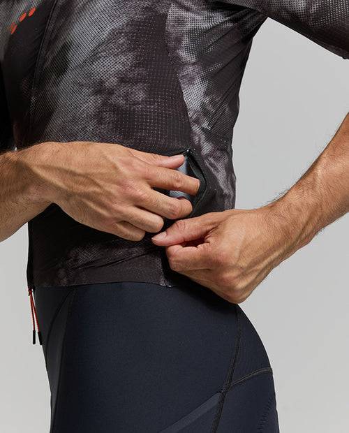 Pedla 雙拉鏈車衣 SuperSYSTEM Jersey Dark Purple 男款 黑