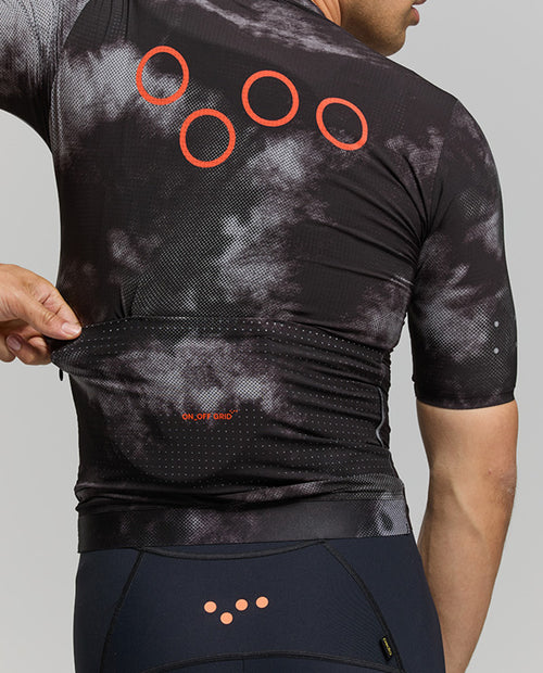 Pedla 雙拉鏈車衣 SuperSYSTEM Jersey Dark Purple 男款 黑