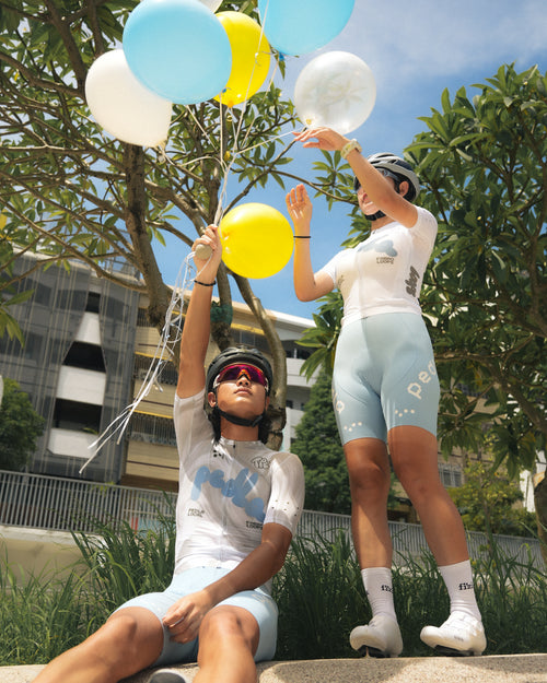 Pedla 車衣 Local Loops Classic Jersey Bubble Powder Blue White 限定款 男款 白