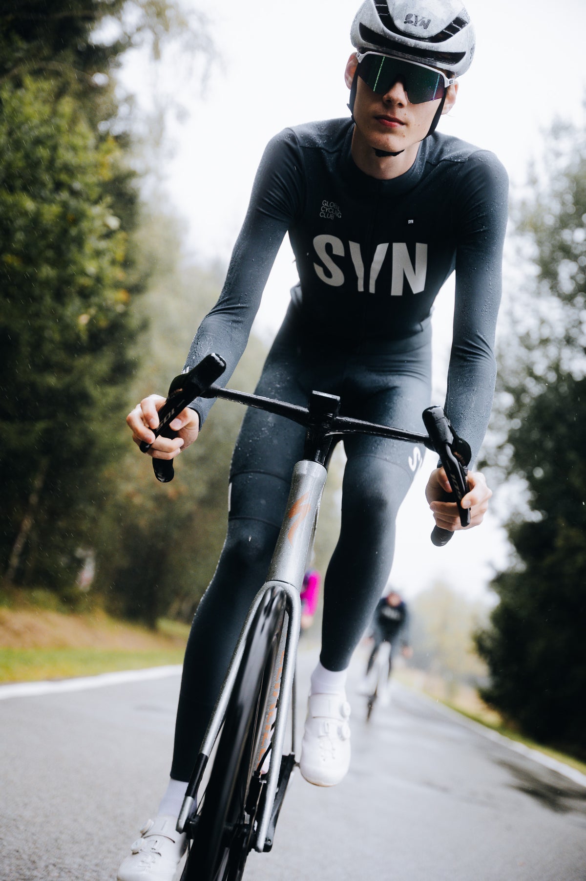 SYN 保暖長車褲 Pro Thermal Bib Tights Tarmac 男款 鐵灰