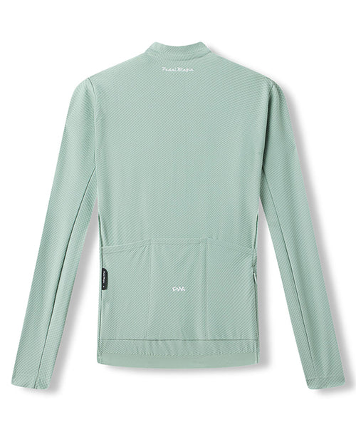 PedalMafia 薄長袖車衣Pro Delta LS Jersey Dark Sage Green 男款 綠