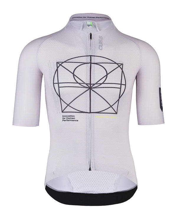 Q36.5 車衣Vitruvian Short Sleeve Jersey Grey 男款 淺灰