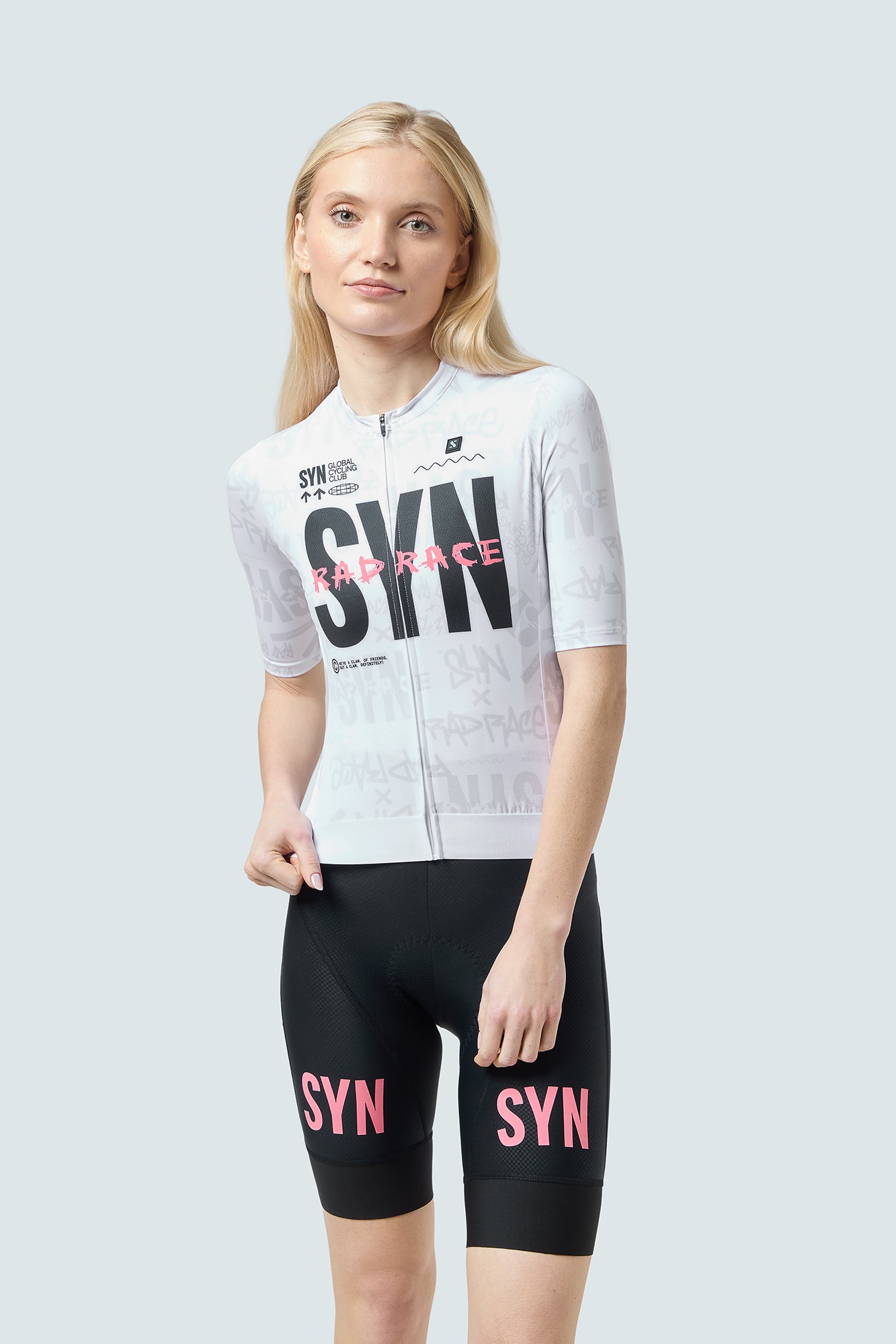 SYN 車衣 Pro Rad Race Jersey White 女款 白
