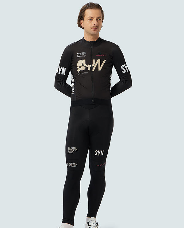 SYN 車褲 Pro Team Thermal Bib Tights Ace 保暖全長 男款 黑