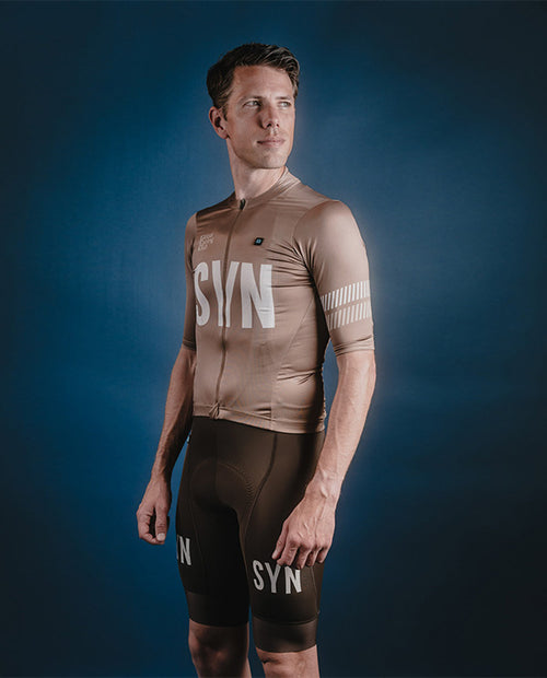 Biehler 車褲Syndicate Training Bib Shorts Bark 男款 深紅棕