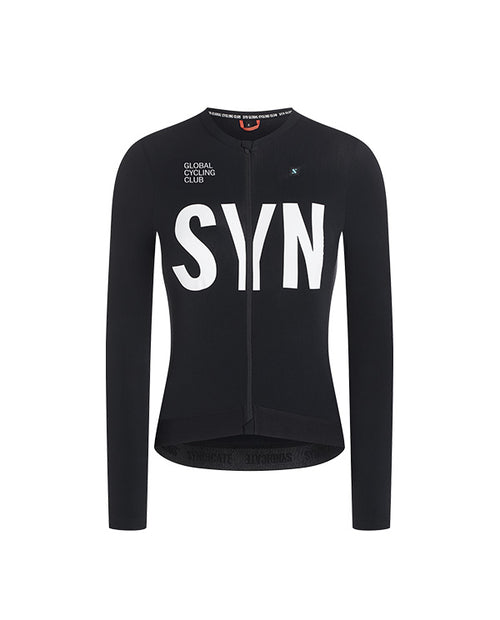 Biehler 長袖車衣Syndicate Training 2.0 LS Jersey Black 女款 黑