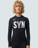 Biehler 長袖車衣Syndicate Training 2.0 LS Jersey Black 女款 黑