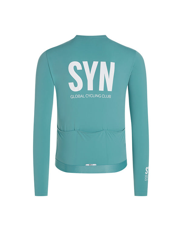 Biehler 長袖車衣Syndicate Training 2.0 LS Jersey Sea Green 男款 海洋綠
