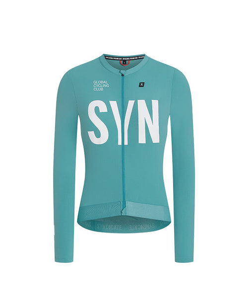 Biehler 長袖車衣Syndicate Training 2.0 LS Jersey Sea Green 女款 海洋綠