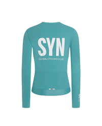 Biehler 長袖車衣Syndicate Training 2.0 LS Jersey Sea Green 女款 海洋綠