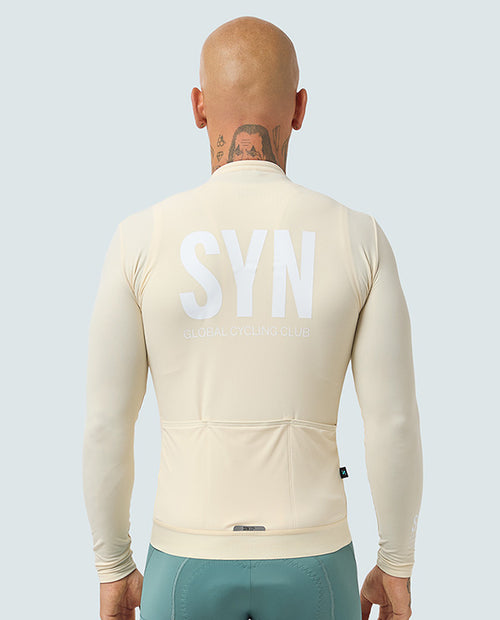 Biehler 長袖車衣Syndicate Training 2.0 LS Jersey Tonic 男款 米