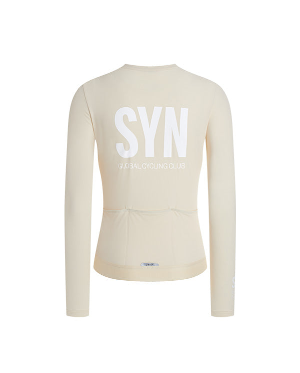 Biehler 長袖車衣Syndicate Training 2.0 LS Jersey Tonic 女款 米