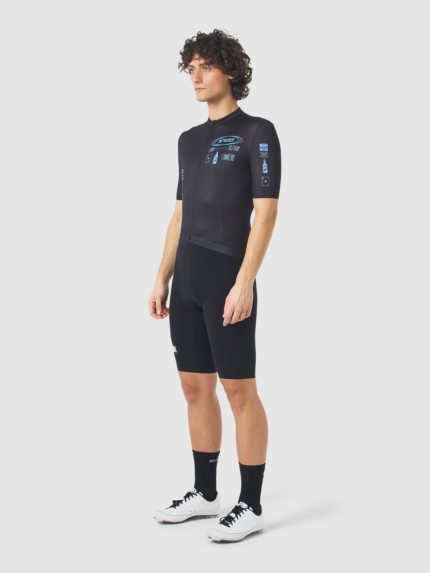 Café du Cycliste 車衣 Col. Sa Calobra Superlight Jersey 男款 黑亮藍