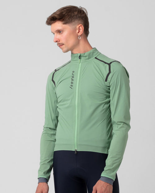 Isadore 輕量防水風雨衣 Signature Rain Jacket Basil 男款 草綠